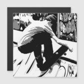 Hitting the Ramp - Skateboarder (Voorkant / Achterkant)