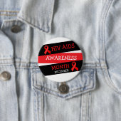 HIV AIDS AWARENESS MAAND December - Button (In situ)
