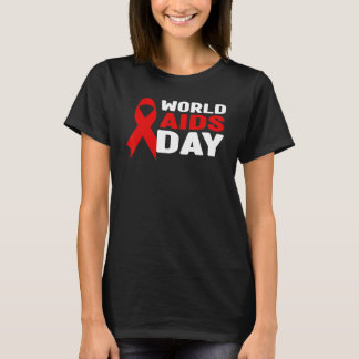 HIV/AIDS Awareness Shirt - Red Ribbon, World Aids 