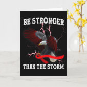 HIV AIDS Bewustheid Eagle Red Ribbon HIV die T-S Kaart (Gele Bloem)