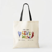 HIV/AIDS Bewustheid Tote Bag (Voorkant)
