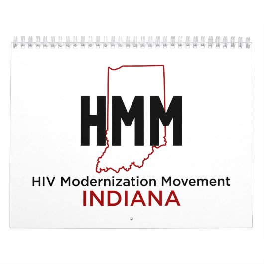 HIV/AIDS-bewustzijn - Aanpasbaar Kalender (Hoes)
