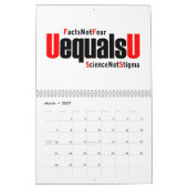 HIV/AIDS-bewustzijn - Aanpasbaar Kalender (Mar 2027)