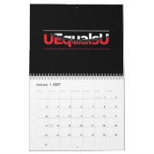 HIV/AIDS-bewustzijn - Aanpasbaar Kalender (Jan 2027)