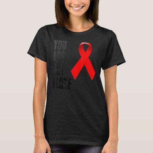 HIV AIDS Wereldaidsdag T-shirt (Voorkant)