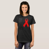 HIV AIDS Wereldaidsdag T-shirt (Voorkant volledig)