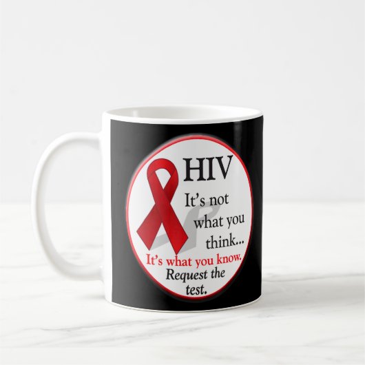 HIV AIDS World Day Diagnosis Koffiemok (Links)