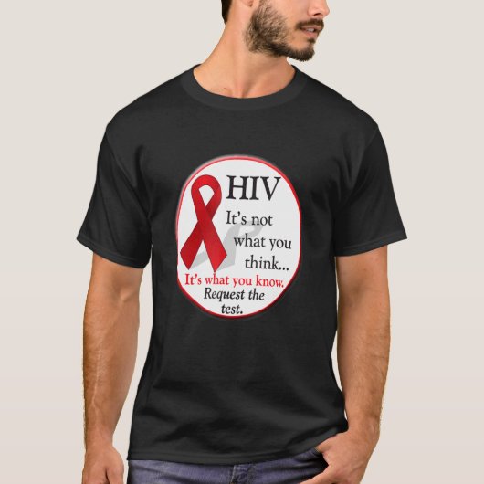 HIV Aids World Day Diagnosis T-shirt (Voorkant)