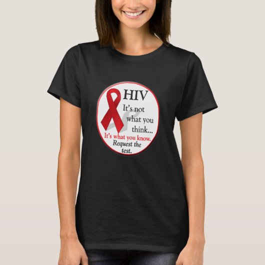HIV AIDS World Day Diagnosis T-shirt (Voorkant)