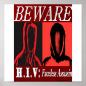 HIV ASSASSIN PIC POSTER (Voorkant)