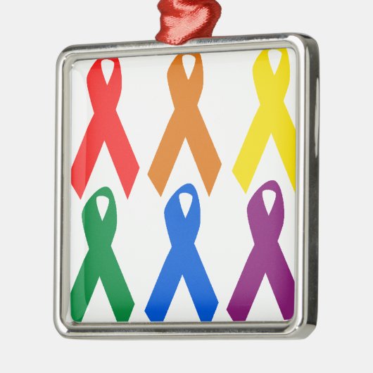 HIV-BEWUSTMAKING / AIDS-BEWUSTMAKING METALEN ORNAMENT (Links)