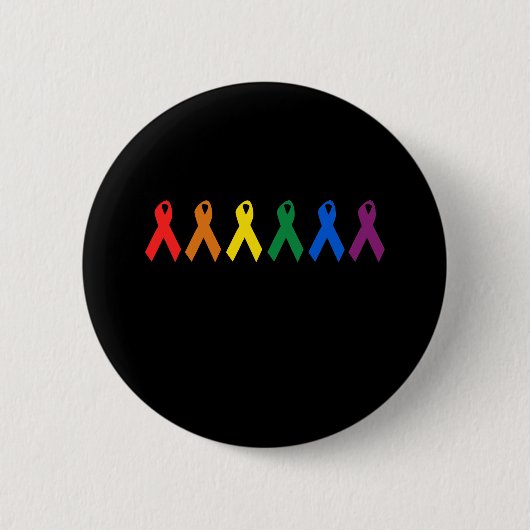 HIV-BEWUSTMAKING / AIDS-BEWUSTMAKING RONDE BUTTON 5,7 CM (Voorkant)