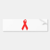 HIV-BEWUSTMAKING / AIDS-RIBBON BUMPERSTICKER (Voorkant)