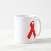 HIV-BEWUSTMAKING / AIDS-RIBBON KOFFIEMOK (Voorkant rechts)