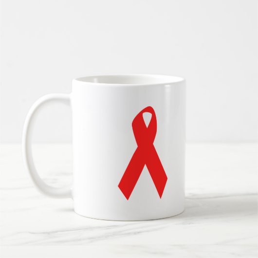 HIV-BEWUSTMAKING / AIDS-RIBBON KOFFIEMOK (Links)