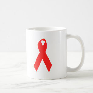 HIV-BEWUSTMAKING / AIDS-RIBBON KOFFIEMOK