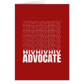 HIV HIV Advocate (Voorkant)
