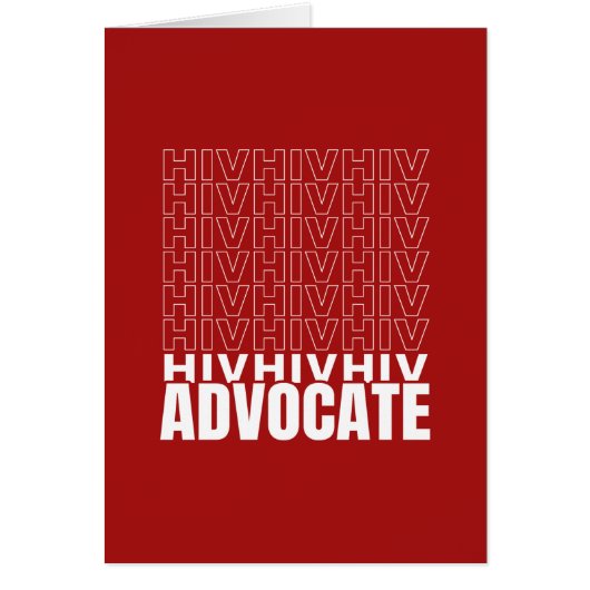HIV HIV Advocate (Voorkant)