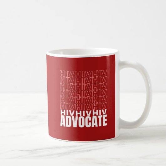 HIV HIV Advocate Koffiemok (Rechts)