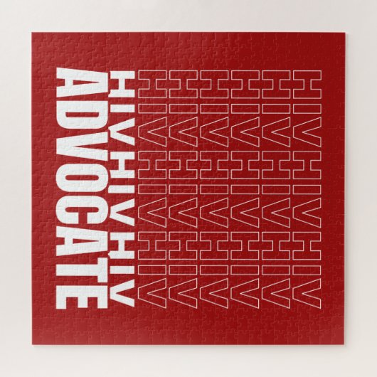 HIV HIV Advocate Legpuzzel (Horizontaal)