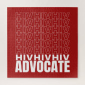 HIV HIV Advocate Legpuzzel (Verticaal)