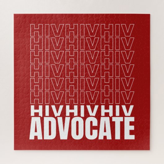 HIV HIV Advocate Legpuzzel (Verticaal)