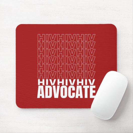 HIV HIV Advocate Muismat (Met muis)
