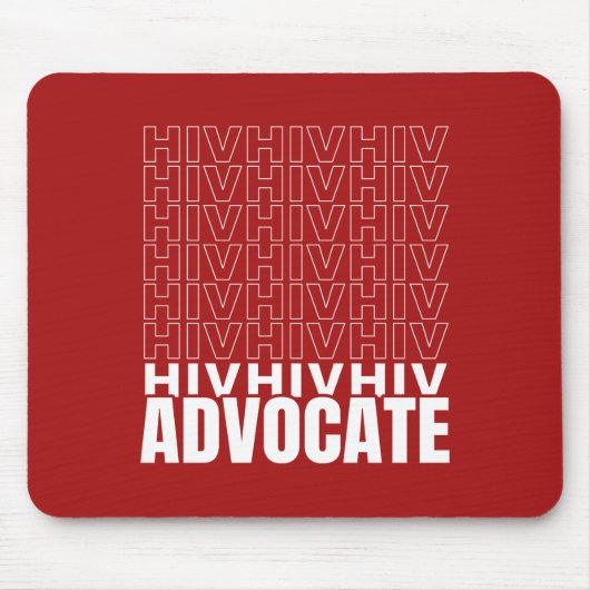 HIV HIV Advocate Muismat (Voorkant)