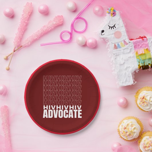 HIV HIV Advocate Papieren Bordje (Feest)