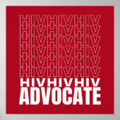 HIV HIV Advocate Poster (Voorkant)