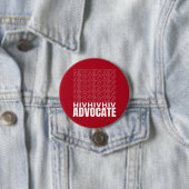 HIV HIV Advocate Ronde Button 7,6 Cm (In situ)