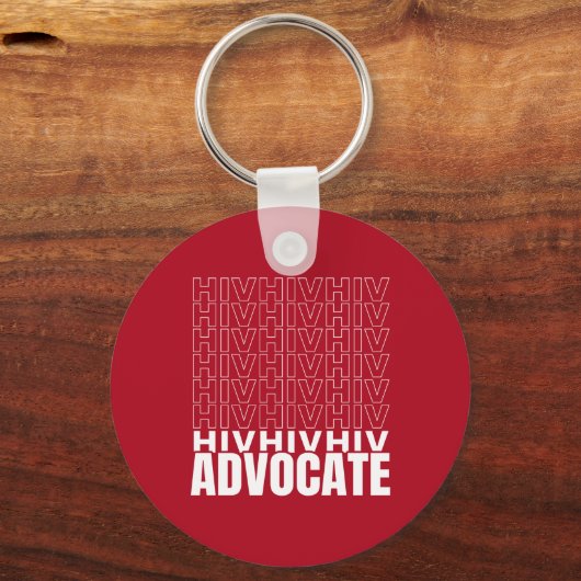 HIV HIV Advocate Sleutelhanger (Voorkant)