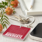 HIV HIV Advocate Sleutelhanger (Voorkant Rechts)