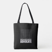 HIV HIV Advocate Tote Bag (Achterkant)