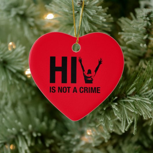 HIV is geen misdaad - HIV Stigma Awareness Keramisch Ornament (Boom)