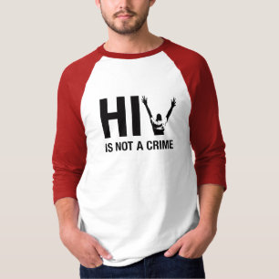 HIV is geen misdaad - HIV Stigma Awareness T-shirt