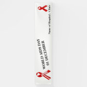 Hiv maakt bewustmakingscampagne | Personaliseren Spandoek (Verticaal)