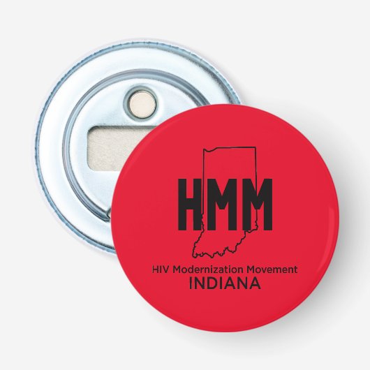 HIV Moderniseringsbeweging Indiana Button Flesopener (Voorkant)