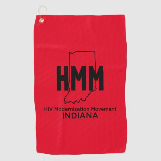HIV Moderniseringsbeweging Indiana Golfhanddoek (Voorkant)