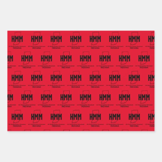 HIV Moderniseringsbeweging Indiana Inpakpapier Vel (Voorkant)