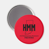 HIV Moderniseringsbeweging Indiana Magneet (Voorkant / Achterkant)