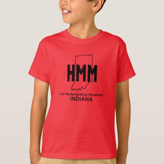 HIV Moderniseringsbeweging Indiana T-shirt (Voorkant)