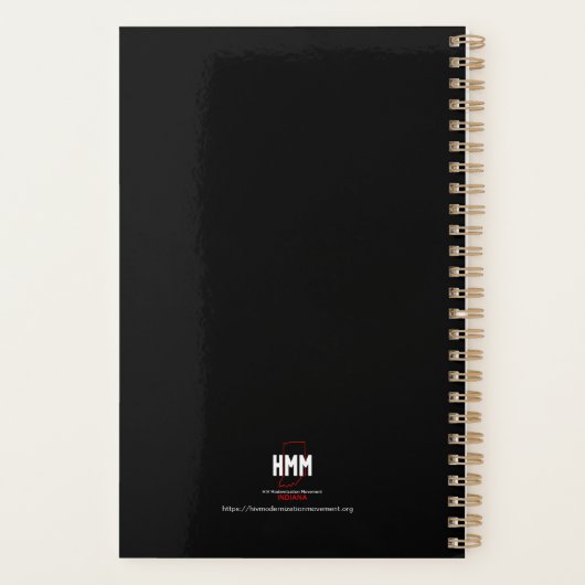 HIV Modernization Movement Indiana Planner (Achterkant)