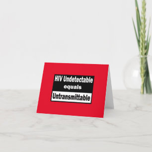 HIV Niet-detecteerbaar is gelijk aan HIV Niet-over Kaart