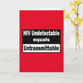 HIV Niet-detecteerbaar is gelijk aan HIV Niet-over Kaart (Gele Bloem)