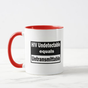 HIV Niet-detecteerbaar is gelijk aan HIV Niet-over Mok