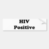 HIV-positief Bumpersticker (Voorkant)