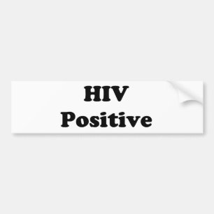 HIV-positief Bumpersticker