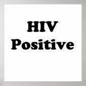 HIV-positief Poster (Voorkant)