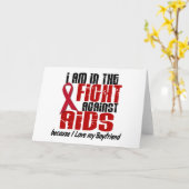 HIV van AIDS in Strijd 1 Vriend Kaart (Gele Bloem)
